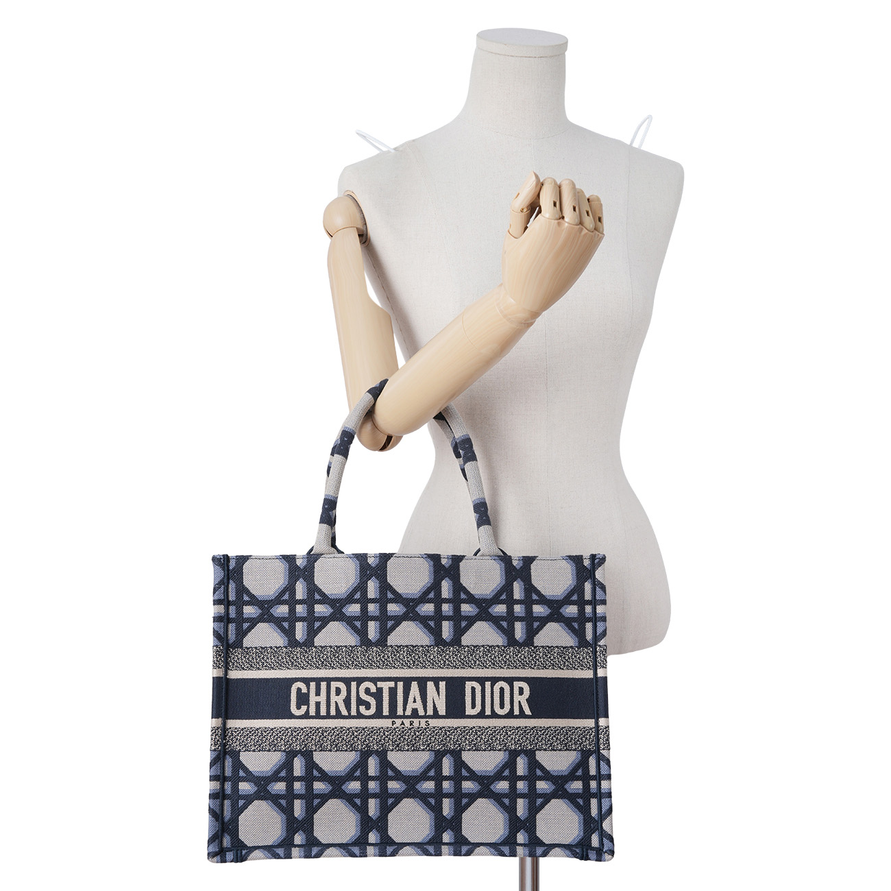 CHRISTIAN DIOR(USED)크리스찬디올 매크로까나쥬 북토트 미듐